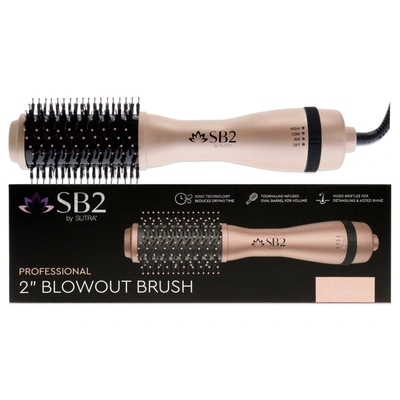 Sutra Professional Blowout Brush - Rose Gold By  For Unisex - 2 Inch Hair Brush In Black