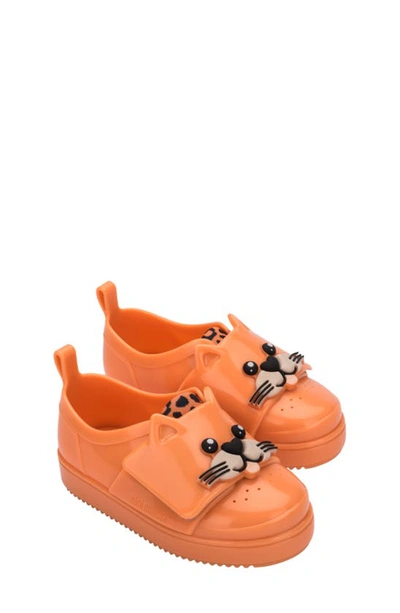Melissa Kids' Mini Jelly Pop Safari Sneaker In Orange