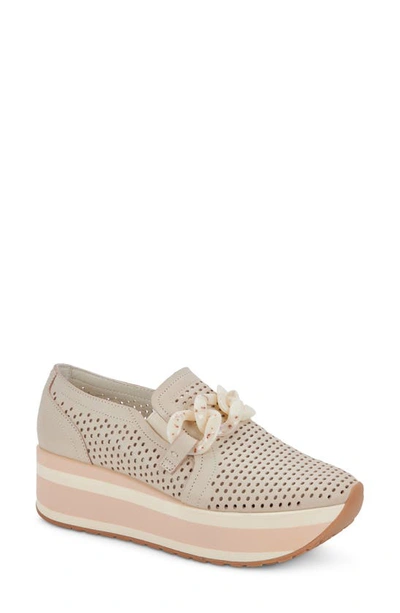 Dolce Vita Jhenee Platform Sneaker In Beige