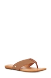Ugg Carey Flip Flop In Chestnut