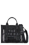 Marc Jacobs The  Medium Traveler Mesh Tote In Black Out