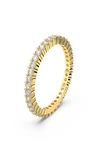 Swarovski Vittore Eternity Ring In Gold