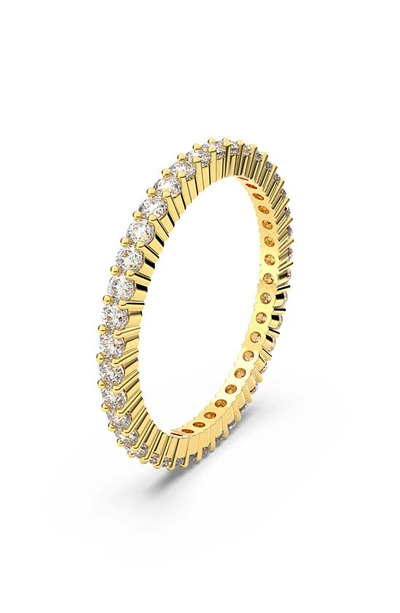 Swarovski Vittore Eternity Ring In Gold