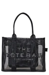 Marc Jacobs The Large Traveler Mesh Tote In Blackout