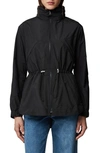 Soia & Kyo Water Repellent Hooded Coat In Black