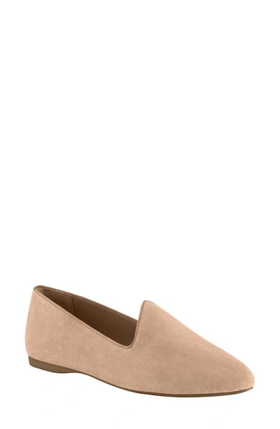 Birdies Heron Flat In Latte Suede