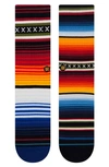 Stance Curren Crew Socks In Blue
