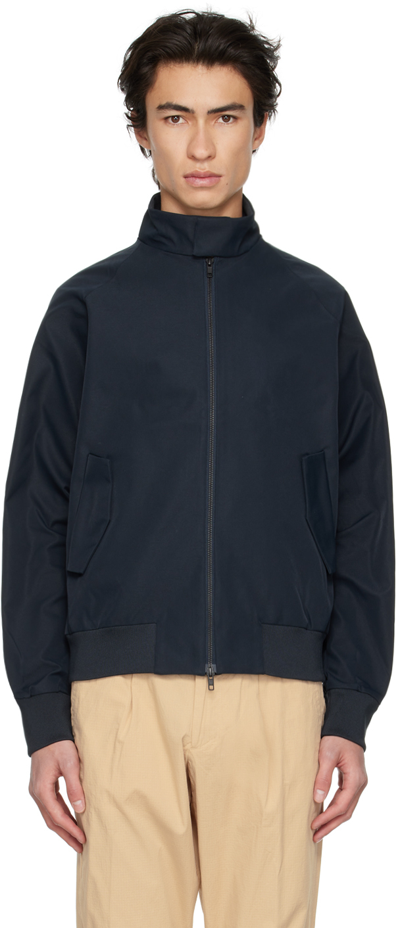 Nn07 Navy Dawson 1430 Bomber Jacket In Blue