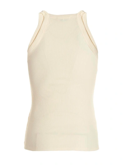 Wales Bonner Groove Tank Top In White