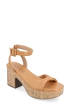 Journee Collection Tru Comfort Eianna Sandal In Tan