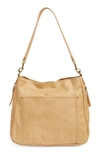 American Leather Co. Austin Shoulder Bag In Cashew Tooled