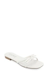 Journee Collection Soma Bow Sandal In Off White