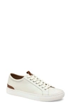 Johnston & Murphy Banks Sneaker In White Sheepskin