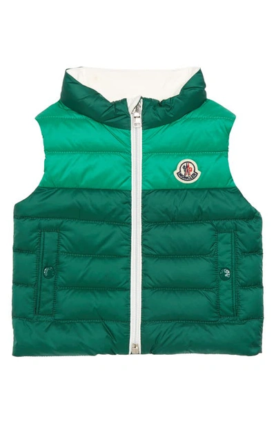 Moncler Babies' Kids' Akinari Down Vest In Green