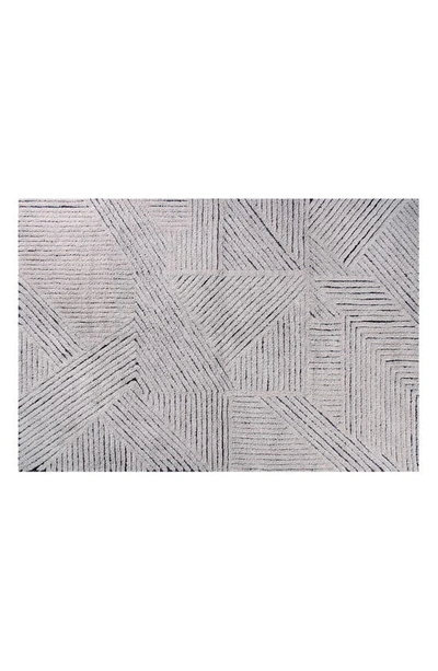 Lorena Canals Woolable Golden Coffee Washable Wool Rug In Black Chia
