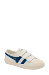 Gola Coaster Low Top Sneaker In Off White/ Vintage Blue