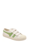 Gola Coaster Low Top Sneaker In Off White/ Patina Green