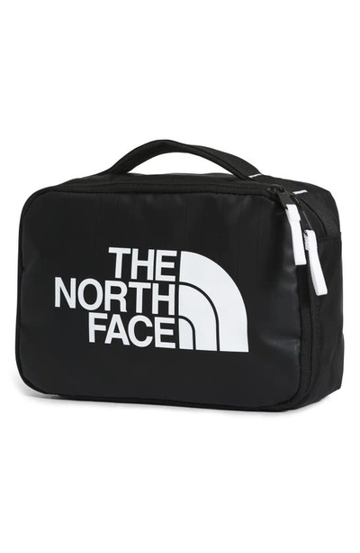 The North Face Base Camp Voyager Dopp Kit In Black/ White