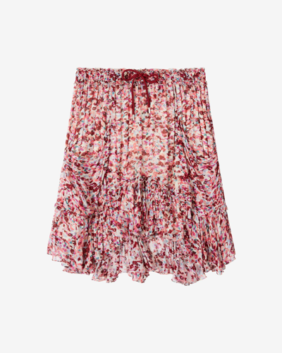 Isabel Marant Étoile Frejus Midi Skirt In Multi