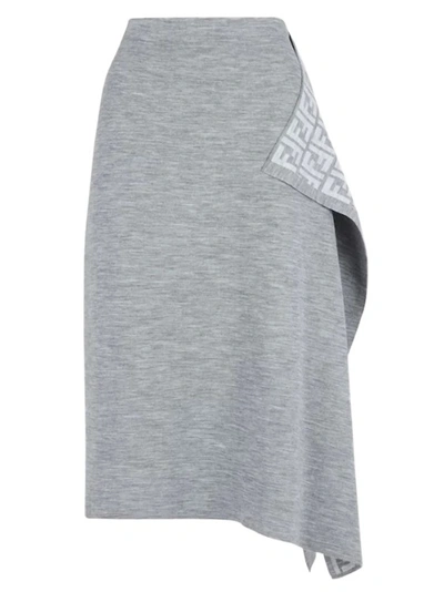 Fendi Skirt In Grey