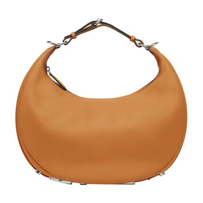 Fendi Graphy Hobo Bag In Marron