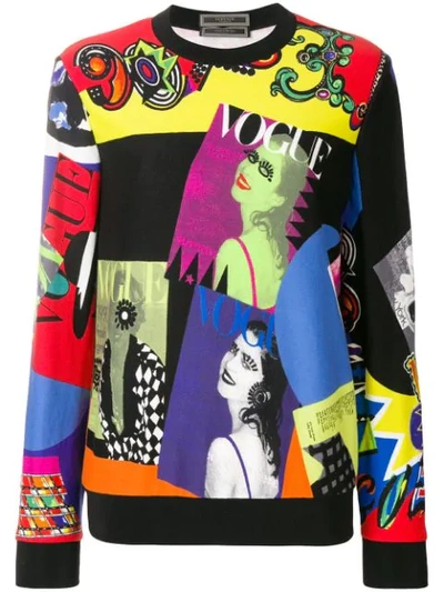Versace Vogue Ss '91 Print Sweatshirt - Multicolour