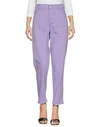 Love Moschino Denim Pants In Mauve