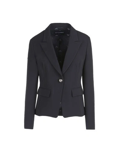 Emporio Armani Suit Jackets In Black