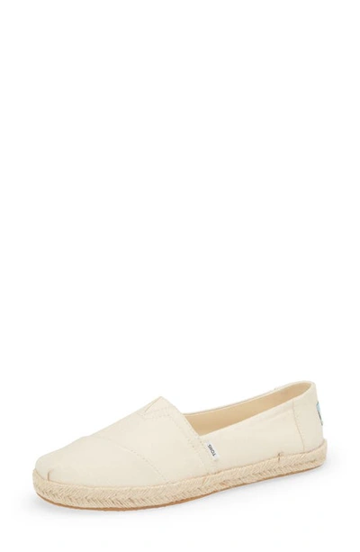 Toms Women's Recycled Cotton Alpargata Rope Espadrilles In Natural