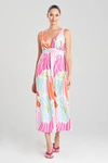 Natori Papillon Gown Dress In Orange