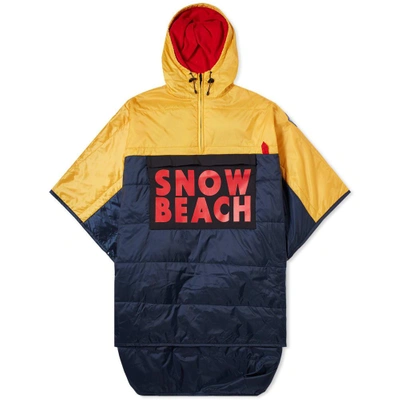 Polo Ralph Lauren Poncho 'snow Beach' In Blue