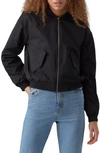 Vero Moda Alexa Bomber Jacket In Black