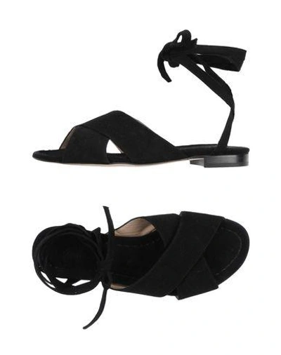 Anna F Sandals In Black