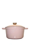 Berghoff Neo Pink Cast Iron 5 Qt. Oval Covered Casserole
