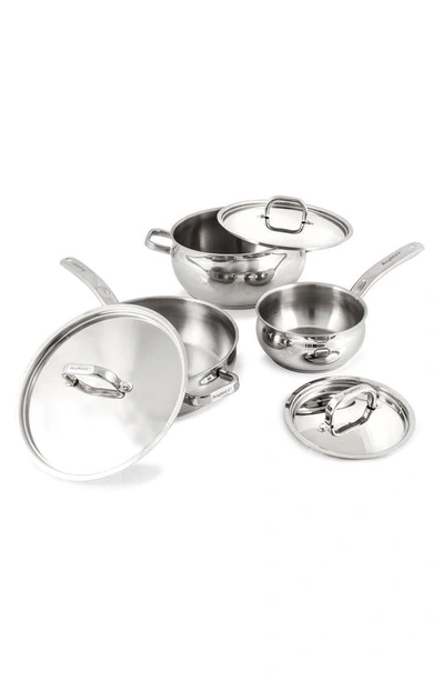 Berghoff Stainless Steel Belly 6-piece Cookware Set In Silver
