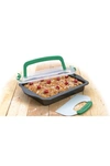 Berghoff Perfect Slice Covered 9x13 Cake Pan & Cutting Tool In Gray