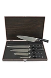 Berghoff International Antigua 5-piece Cutlery Set In Black/ Silver