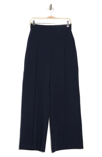 By Design Marcia Wide Leg Pants In Navy Blazer