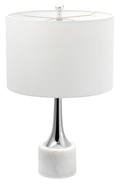 Nuloom Monty Metal Table Lamp In White