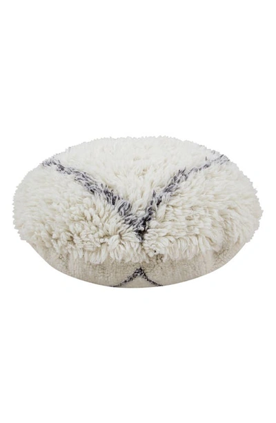 Lorena Canals Berber Soul Washable Wool Pouf In Natural