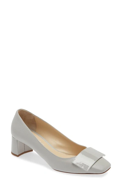 Bells & Becks Sofia Square Toe Pump In Grey