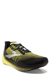 Brooks Hyperion Max Running Shoe In Black/blazing Yellow/white