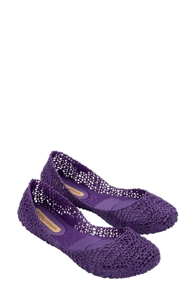 Melissa Campana Papel Flat In Purple