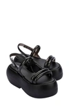 Melissa Airbubble Platform Sandal In Black