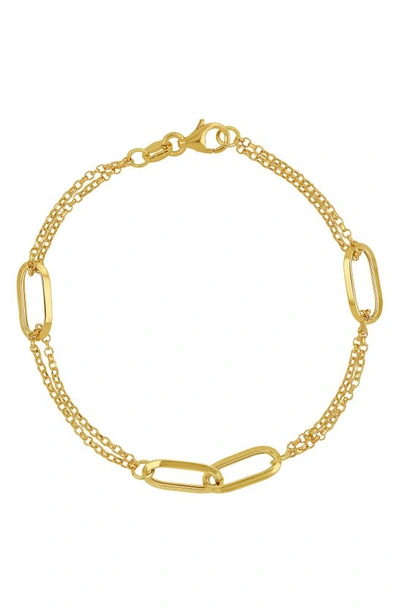 Bony Levy 14k Gold Link Bracelet In 14k Yellow Gold