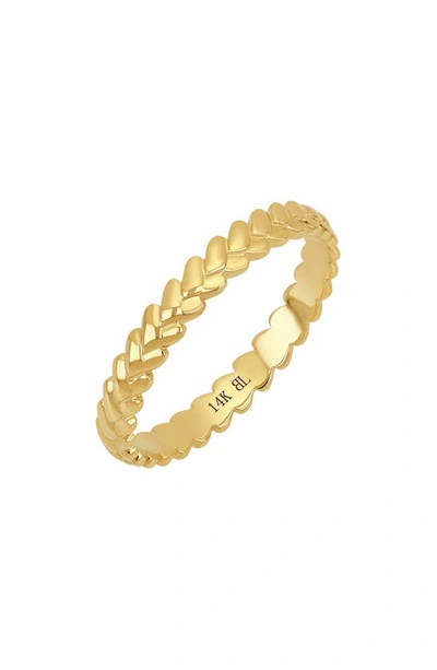 Bony Levy 14k Gold Stackable Ring In 14k Yellow Gold