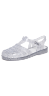 Melissa Possession Glitter Jelly Fisherman Sandal In Glitter Clear