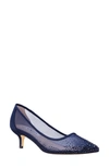 Nina Sofie Pointed Toe Pump In New Navy