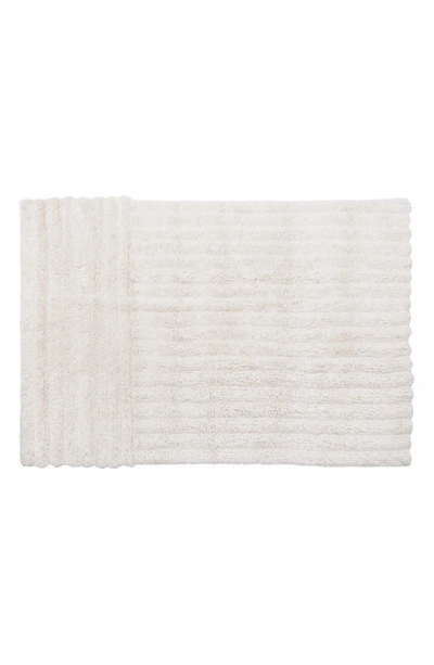 Lorena Canals Dunes Woolable Washable Wool Rug In Sheep White