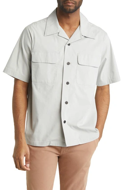 Nn07 Daniel 1680 Short Sleeve Button-up Shirt In Off White